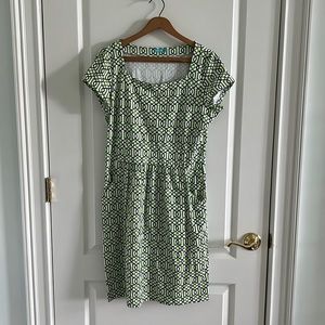 J McLaughlin Green/Navy Dress
